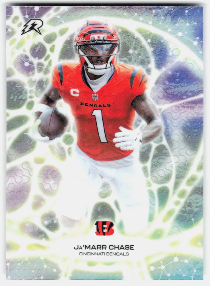 Front of the Ja'Marr Chase card, item L5-025