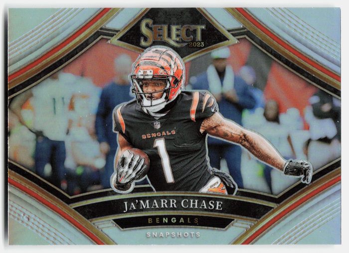 Front of the Ja'Marr Chase card, item L5-026