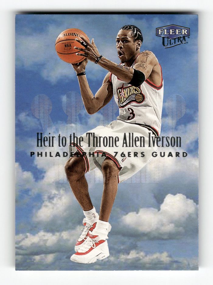 Front of the Allen Iverson card, item L5-028