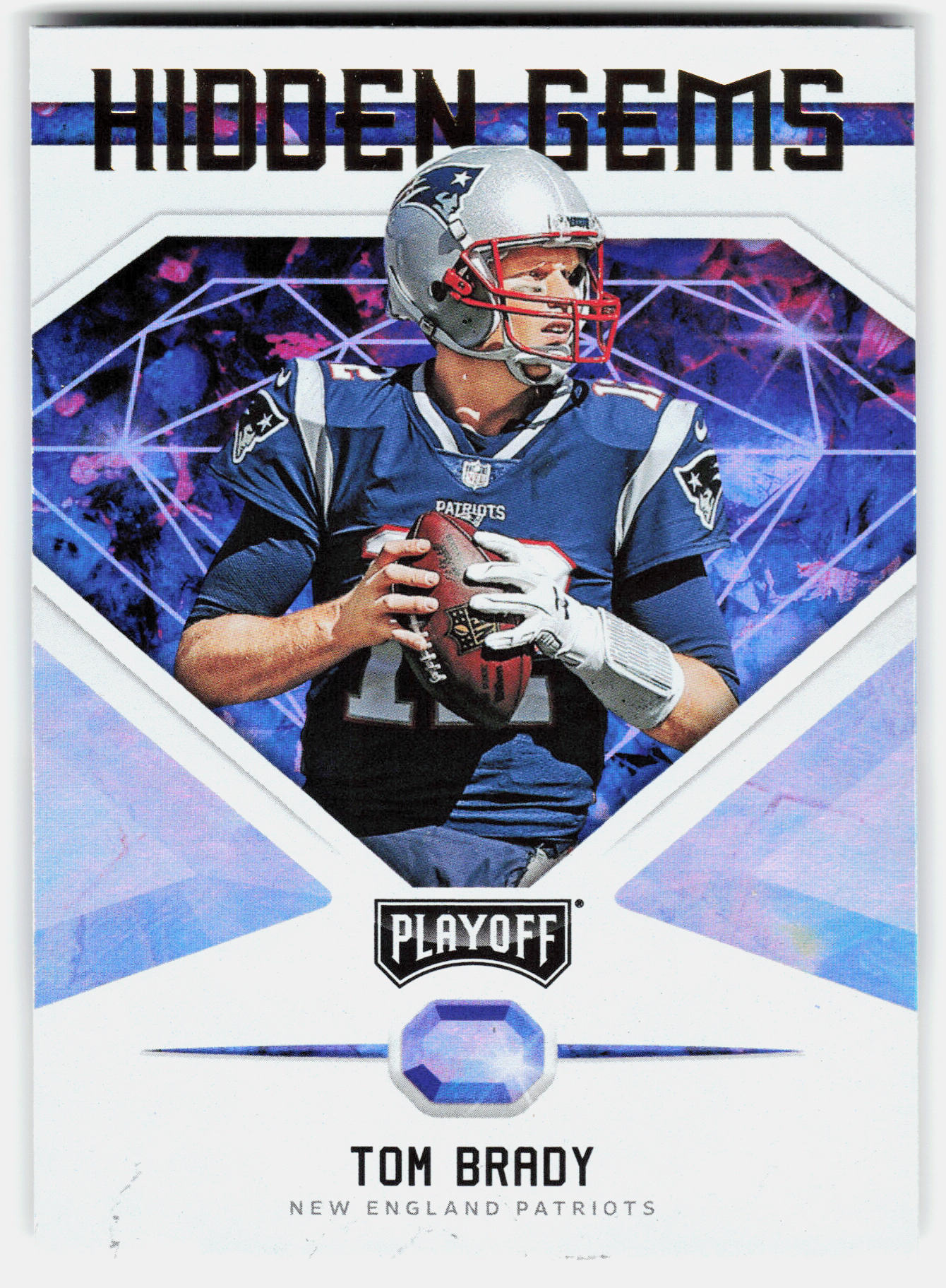 Front of the Tom Brady card, item L6-001