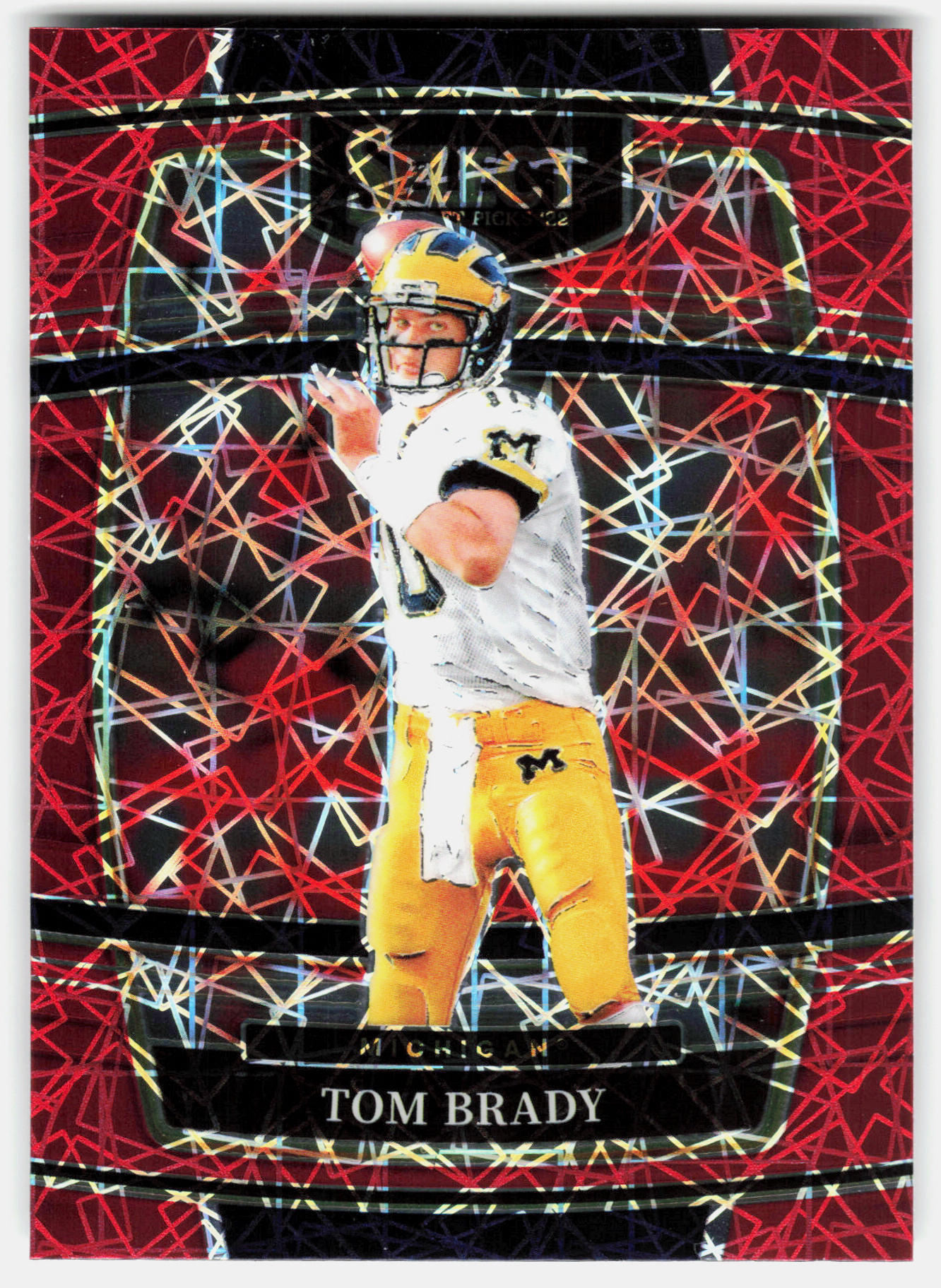 Front of the Tom Brady card, item L6-010
