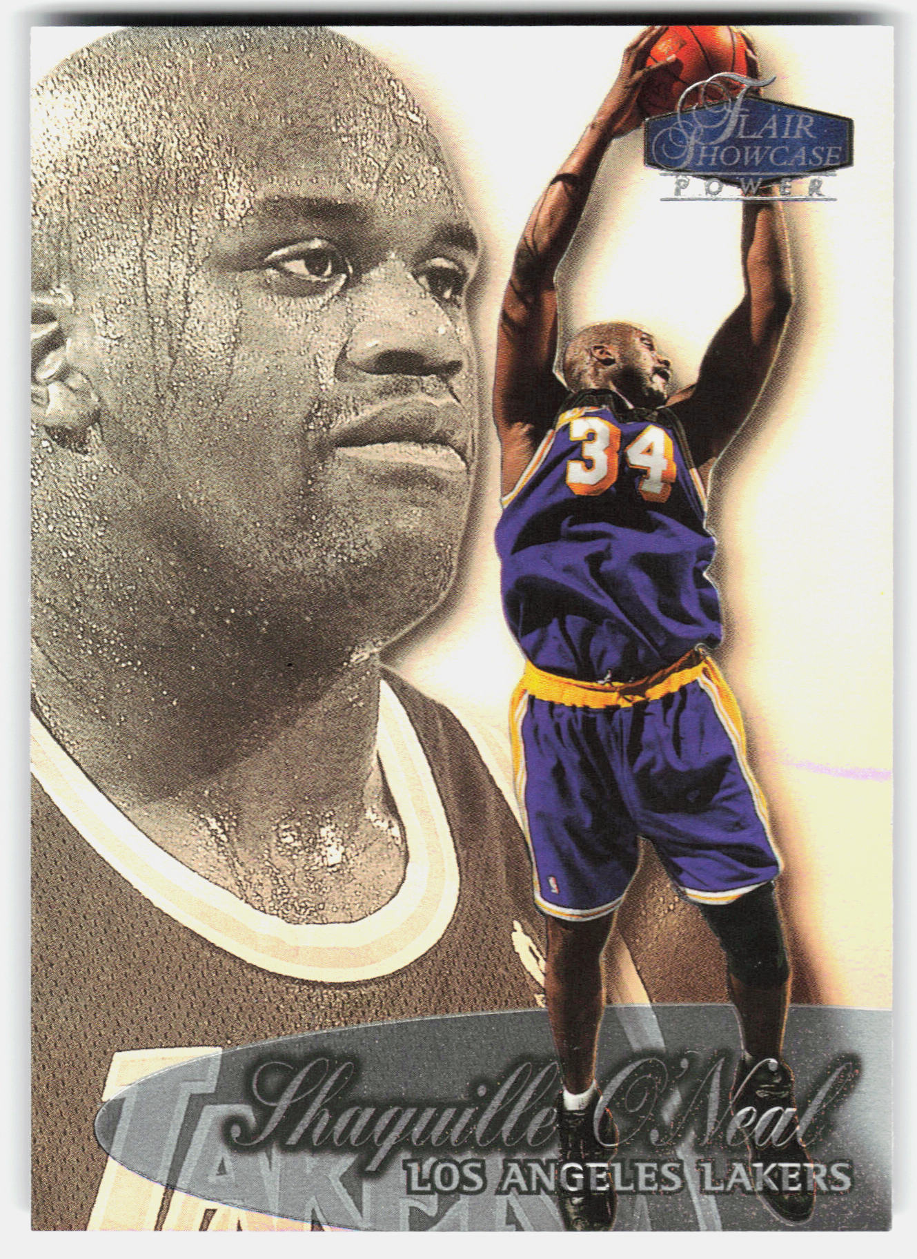 Front of the Shaquille O'Neal card, item L6-012