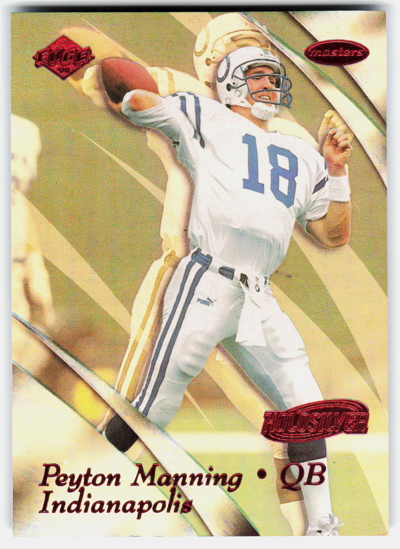 Front of the Peyton Manning card, item L6-016