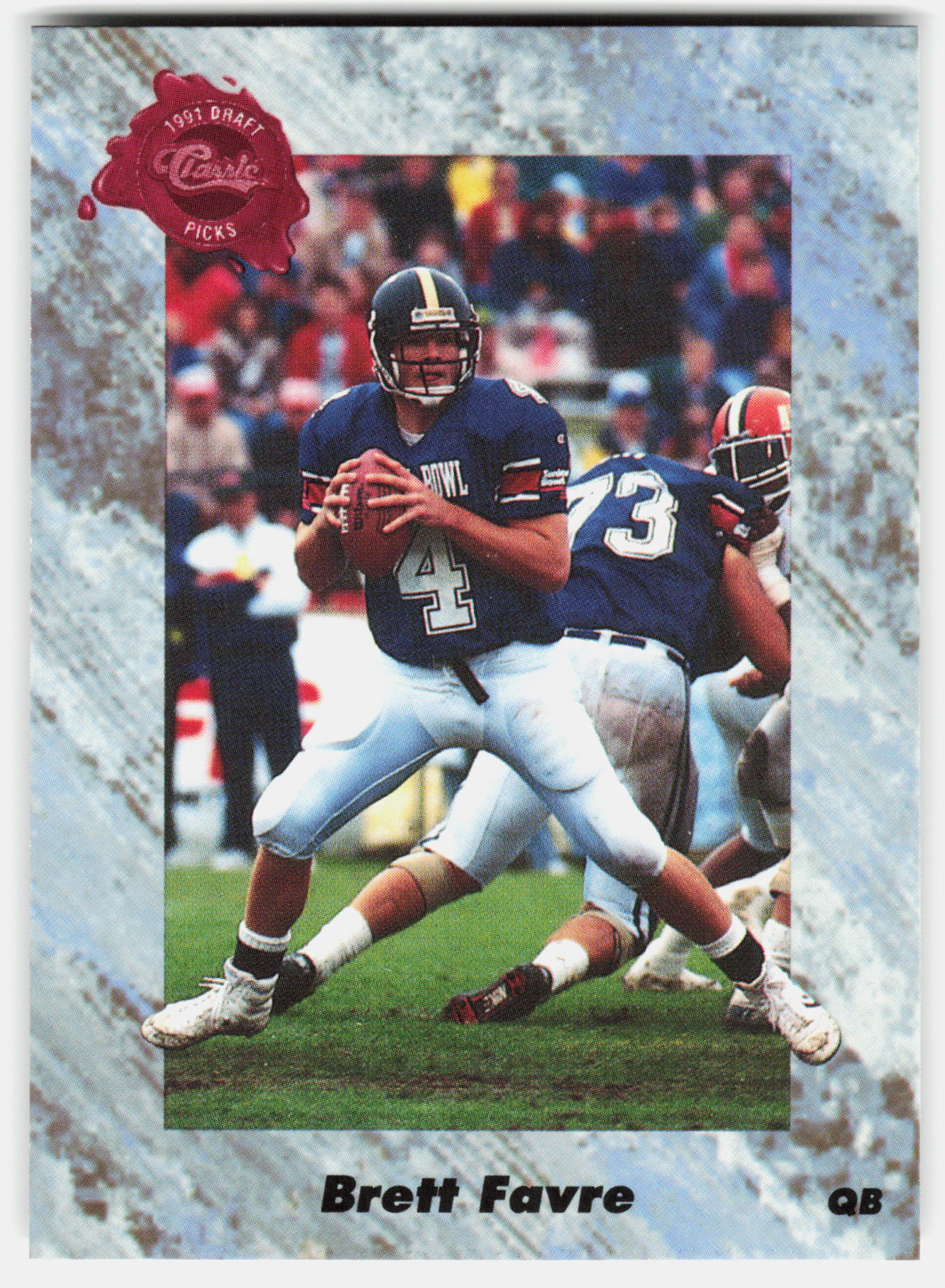 Front of the Brett Favre card, item L6-022