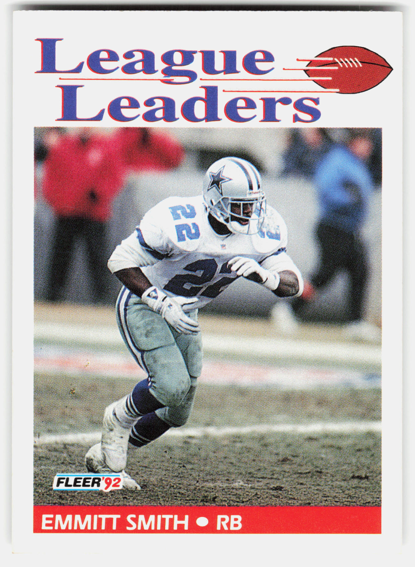 Front of the Emmitt Smith card, item L6-024