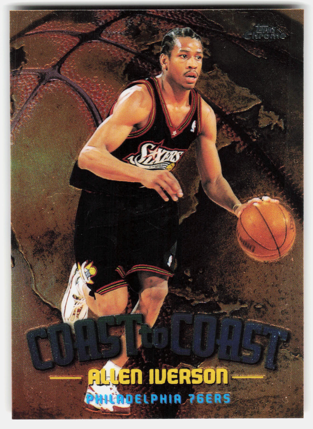 Front of the Allen Iverson card, item L6-026