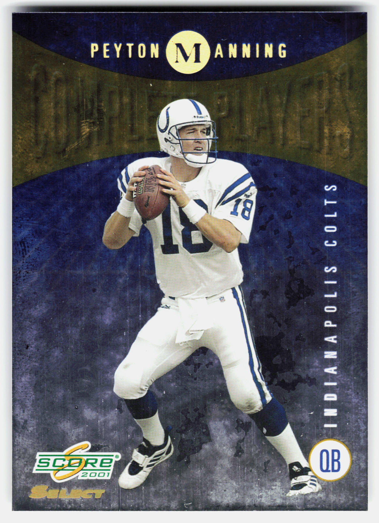 Front of the Peyton Manning card, item L6-028