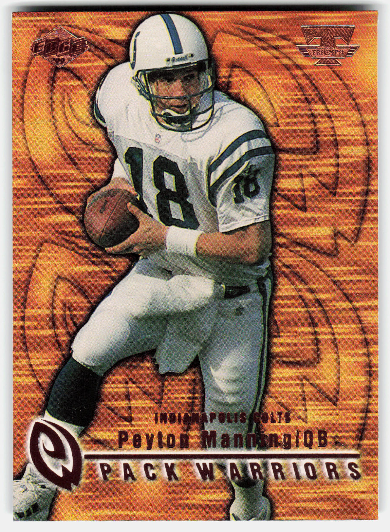 Front of the Peyton Manning card, item L6-030