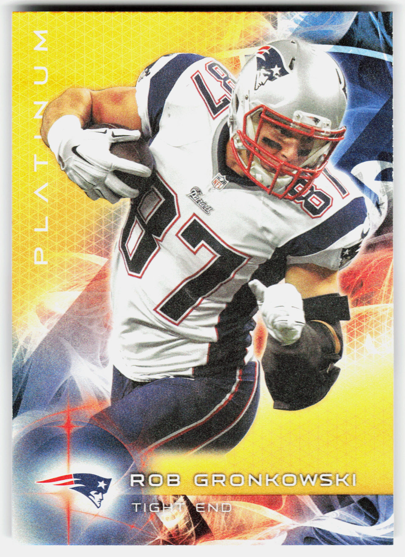 Front of the Rob Gronkowski card, item L8-005
