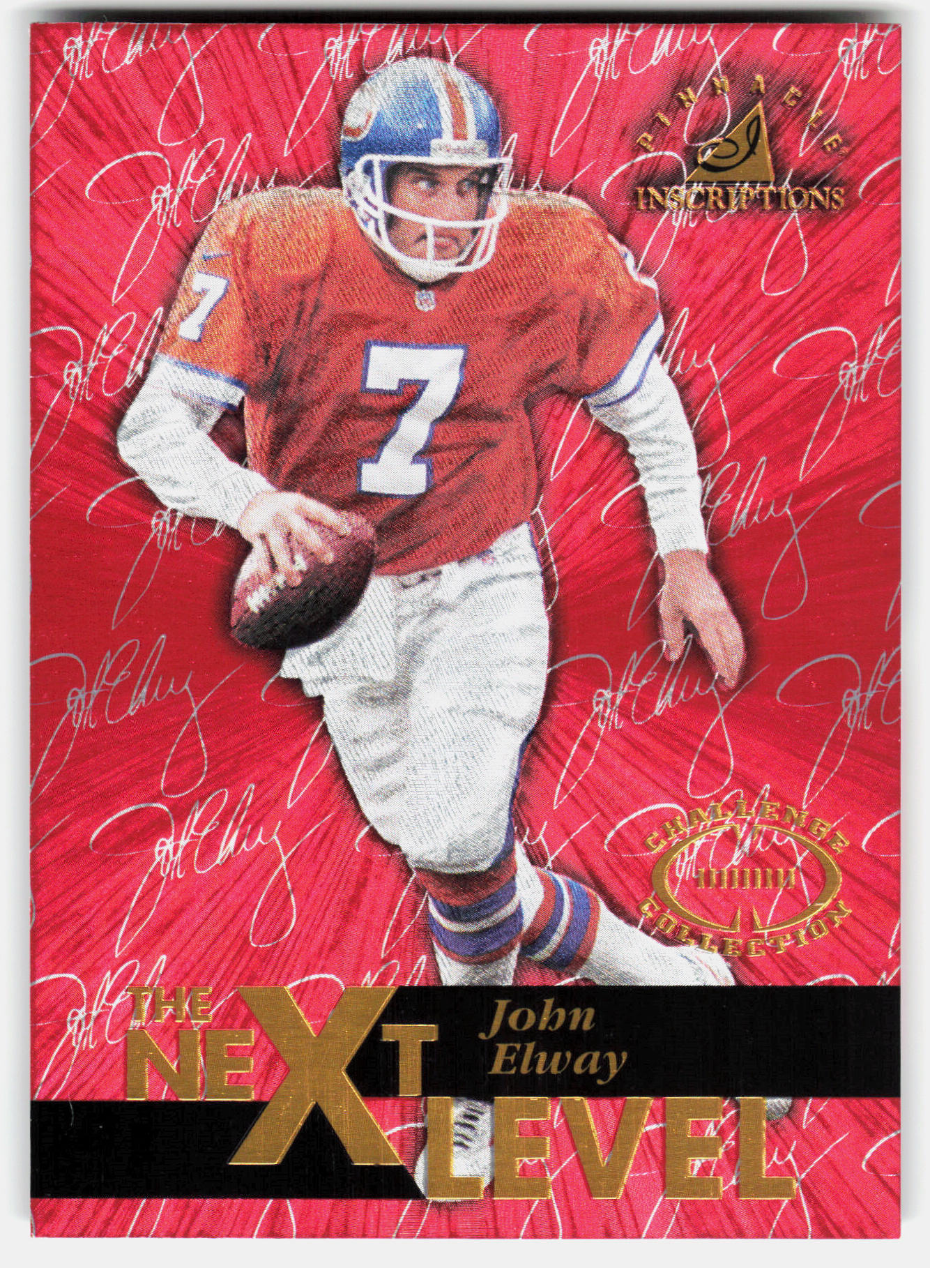 Front of the John Elway card, item L8-007