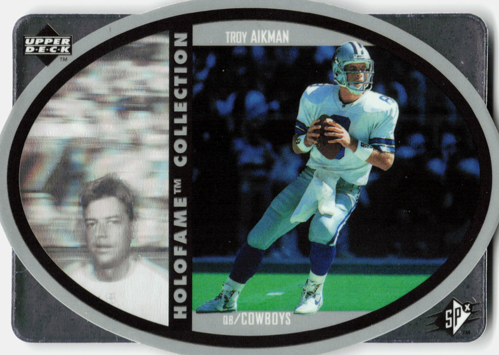 Front of the Troy Aikman card, item L8-025