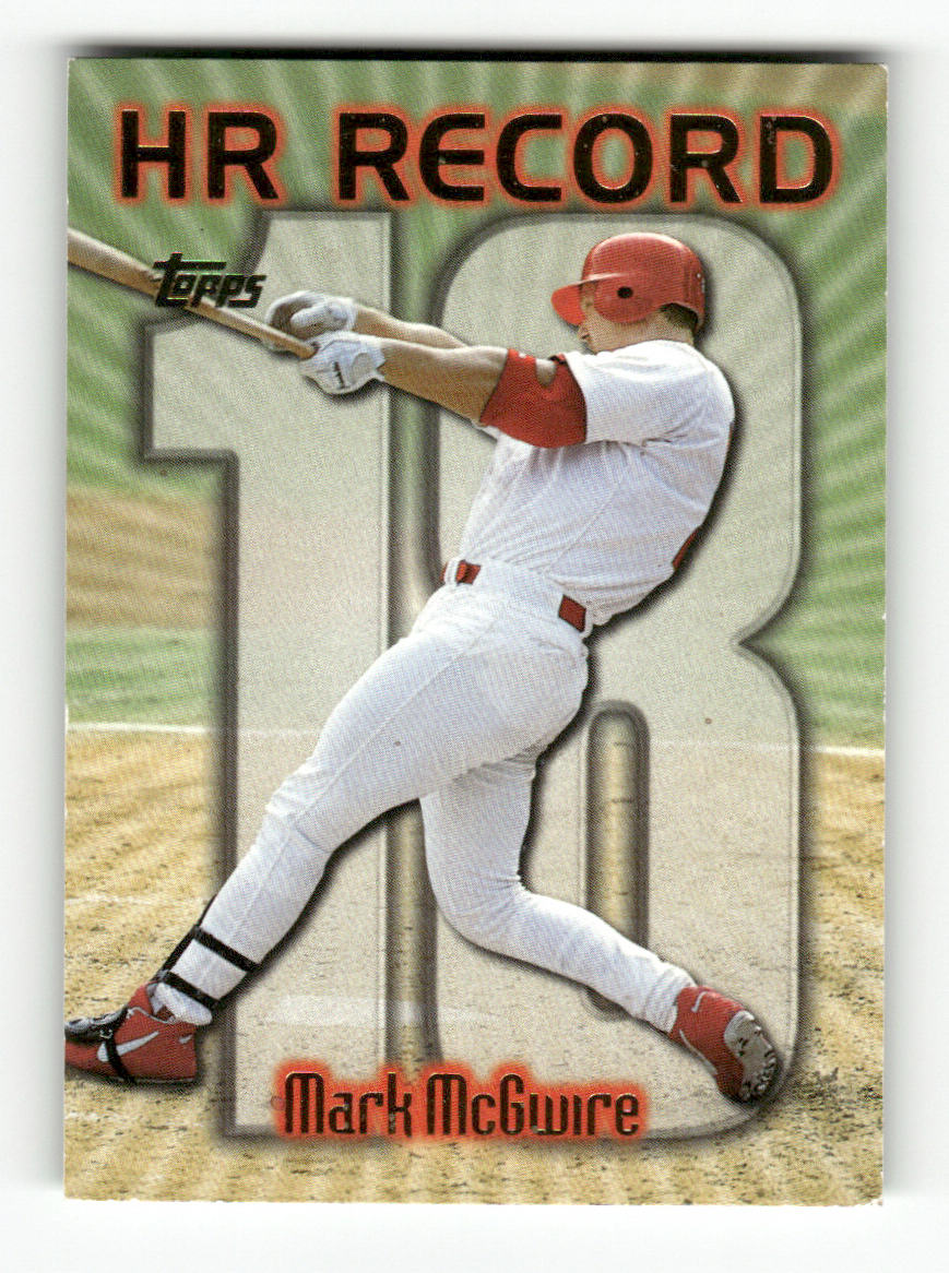 Front of the Mark McGwire card, item L9-010