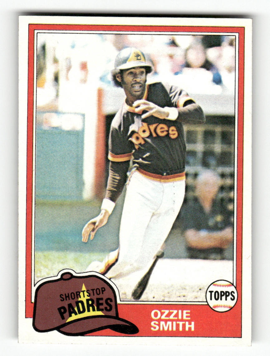 Front of the Ozzie Smith card, item L9-014