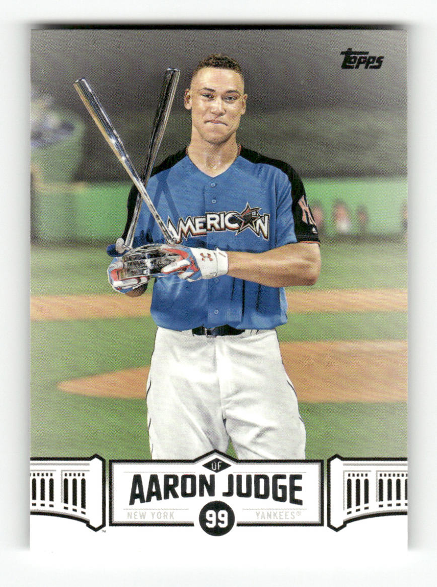 Front of the Aaron Judge card, item L9-023