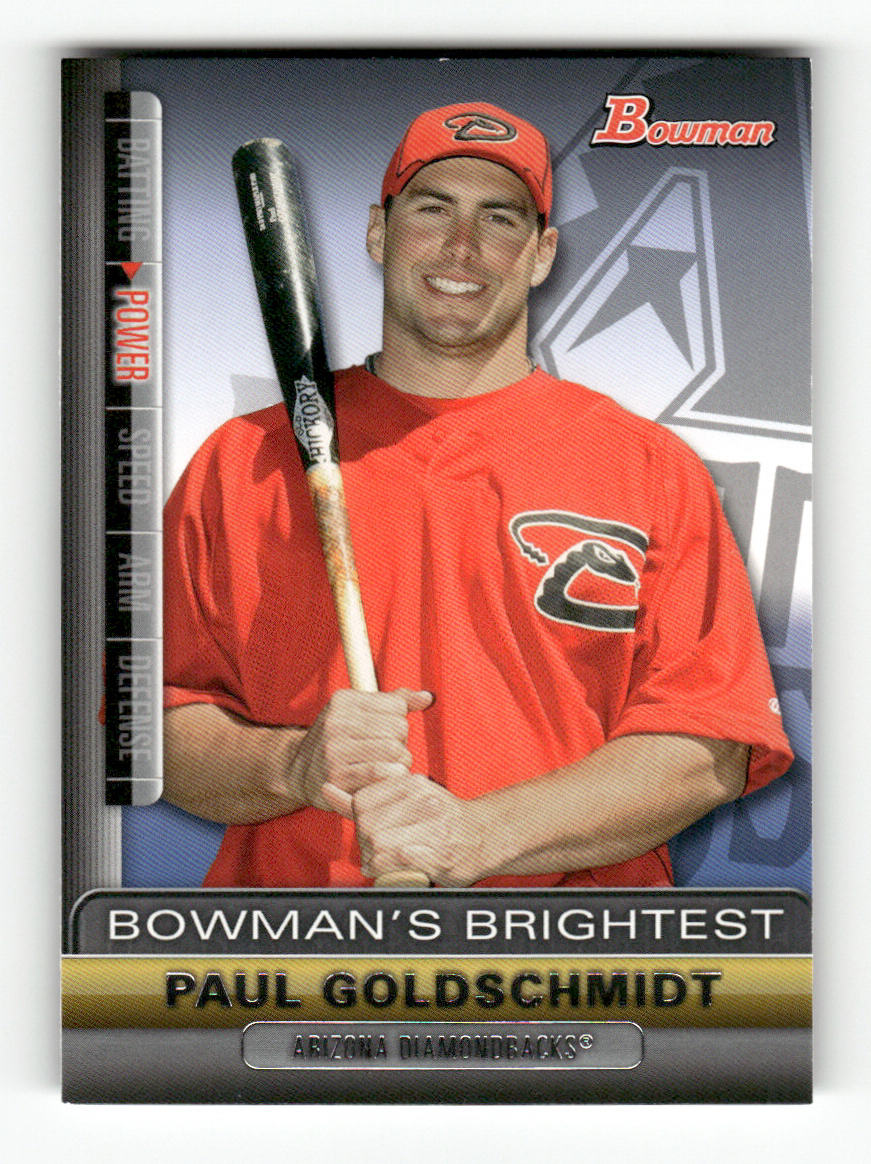Front of the Paul Goldschmidt card, item L9-024