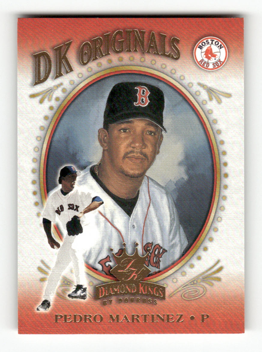 Front of the Pedro Martinez card, item L9-027