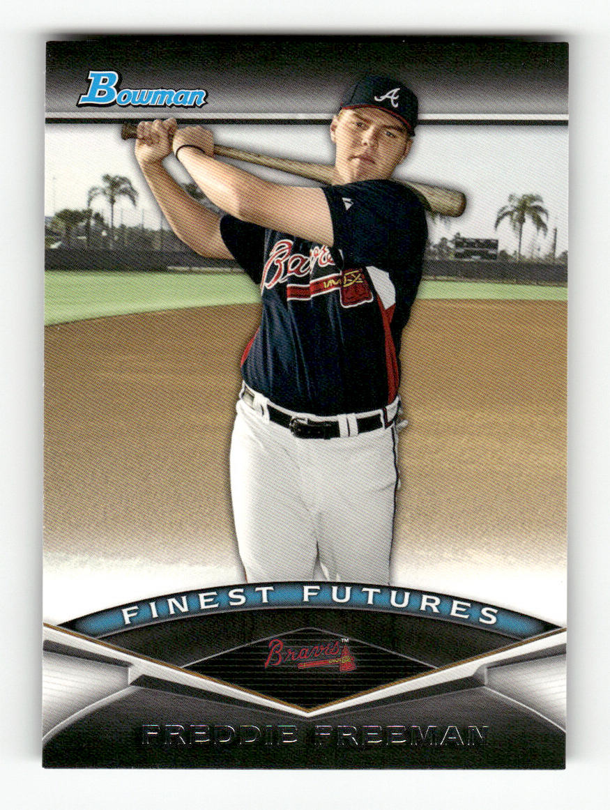 Front of the Freddie Freeman card, item L9-028