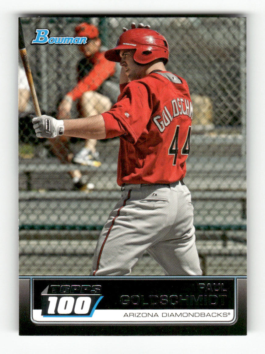 Front of the Paul Goldschmidt card, item L9-035