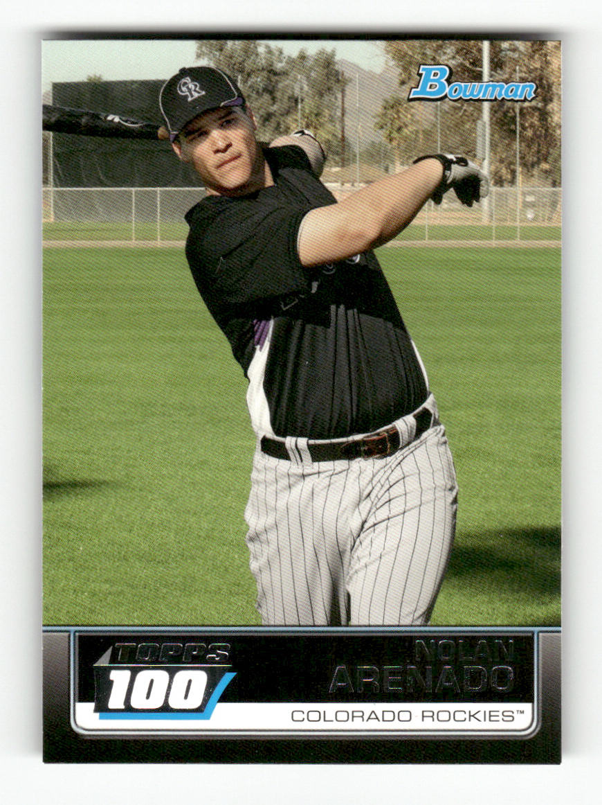 Front of the Nolan Arenado card, item L9-036