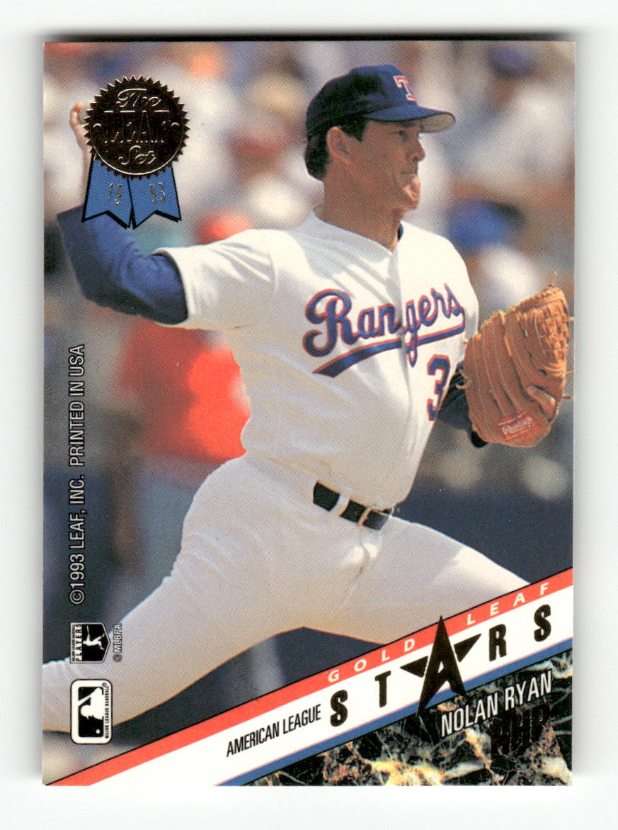 Front of the Nolan Ryan card, item L9-037